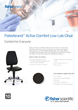 Fisherbrand™ Silla baja de laboratorio Active folleto