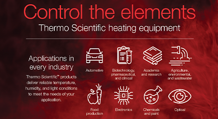 Controle los elementos con los equipos de calentamiento de Thermo Scientific